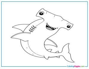 Shark Coloring Page