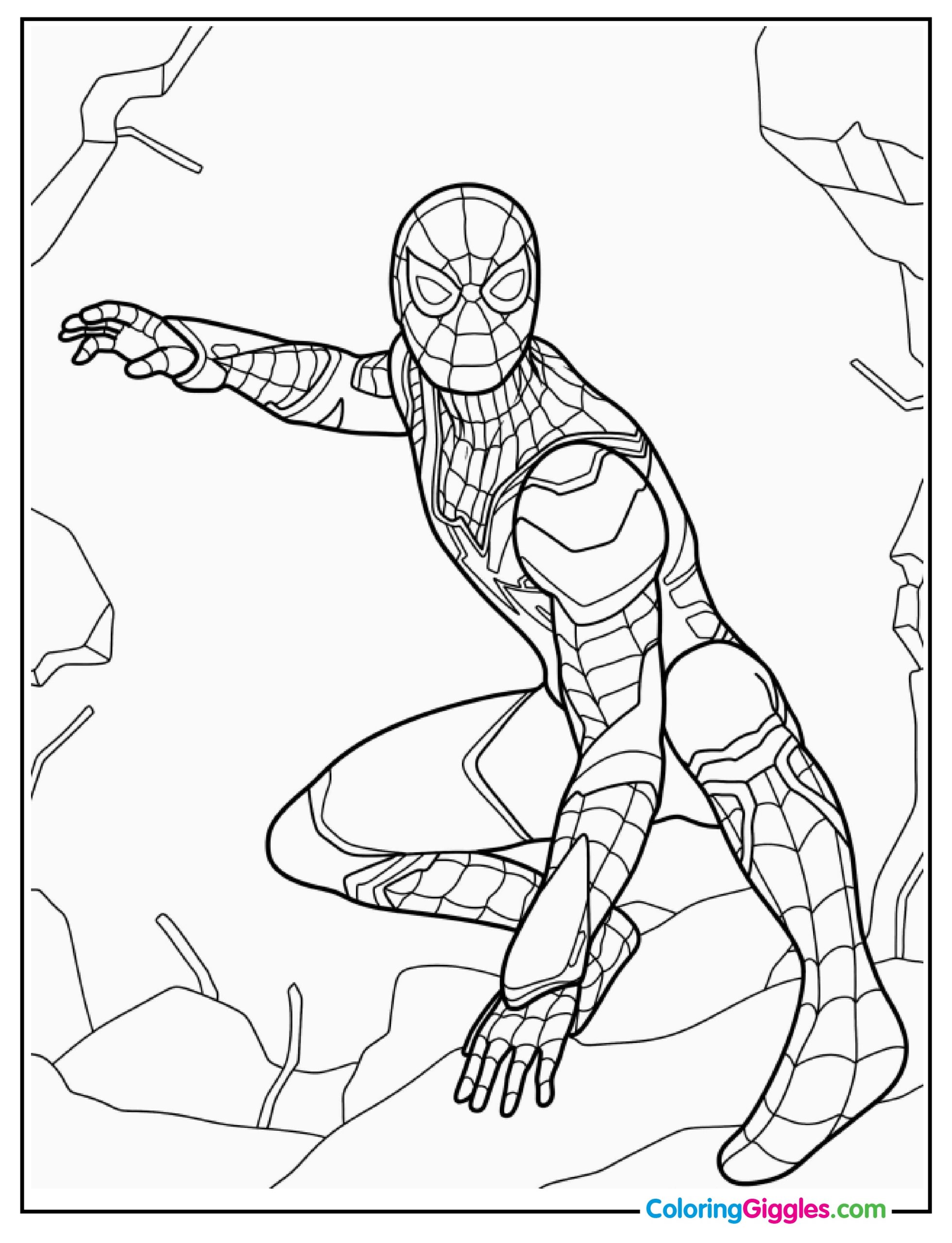 Spider-Man From Avengers To Color