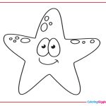 Starfish Coloring Page 3