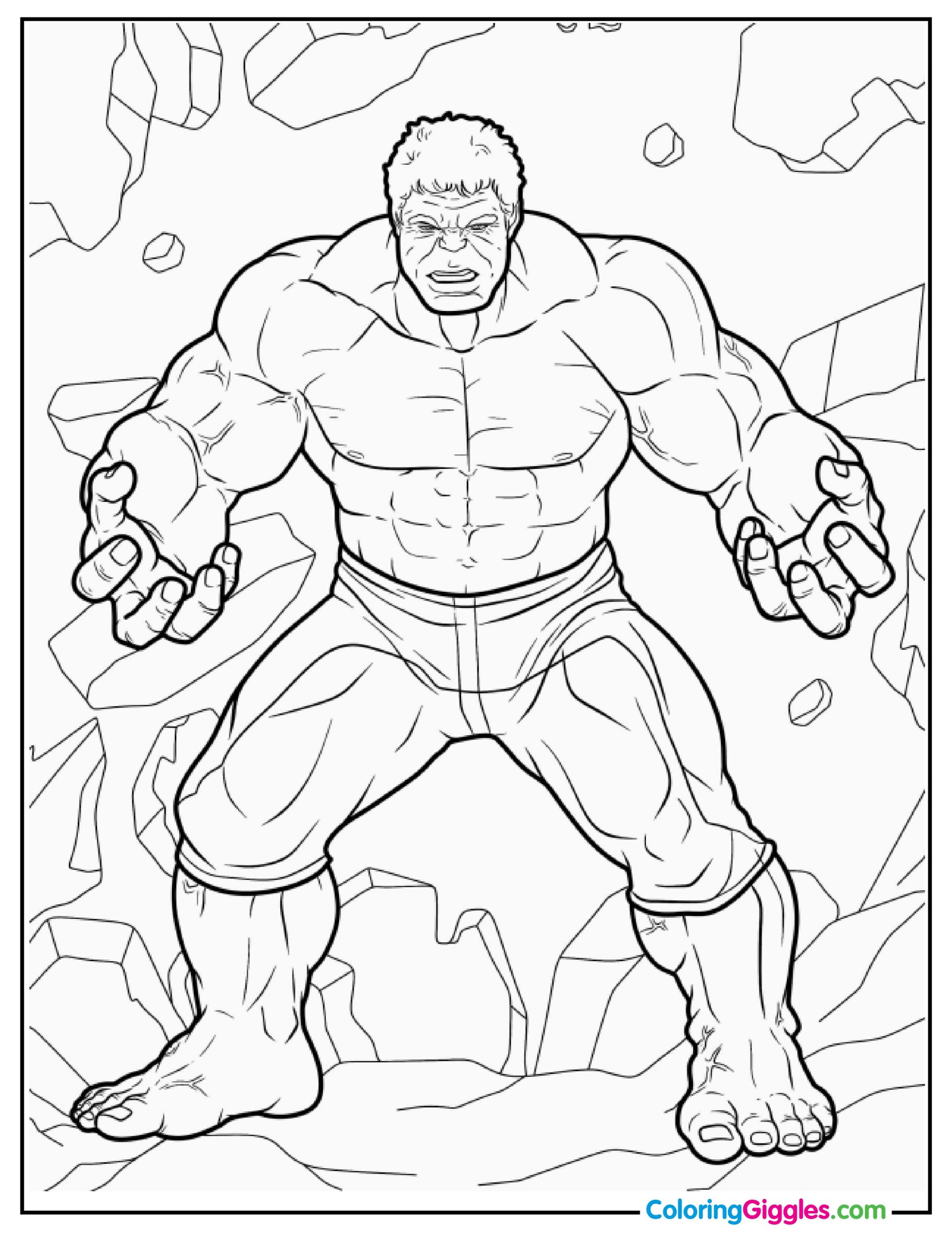 Hulk Coloring Page