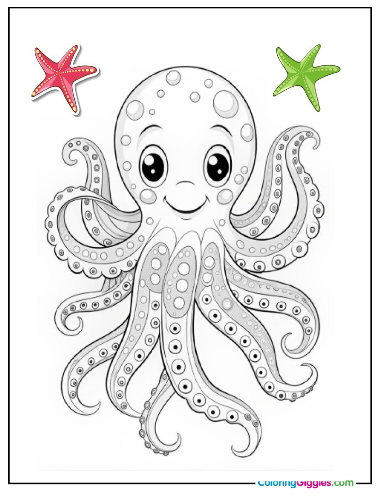 Octopus Coloring Page