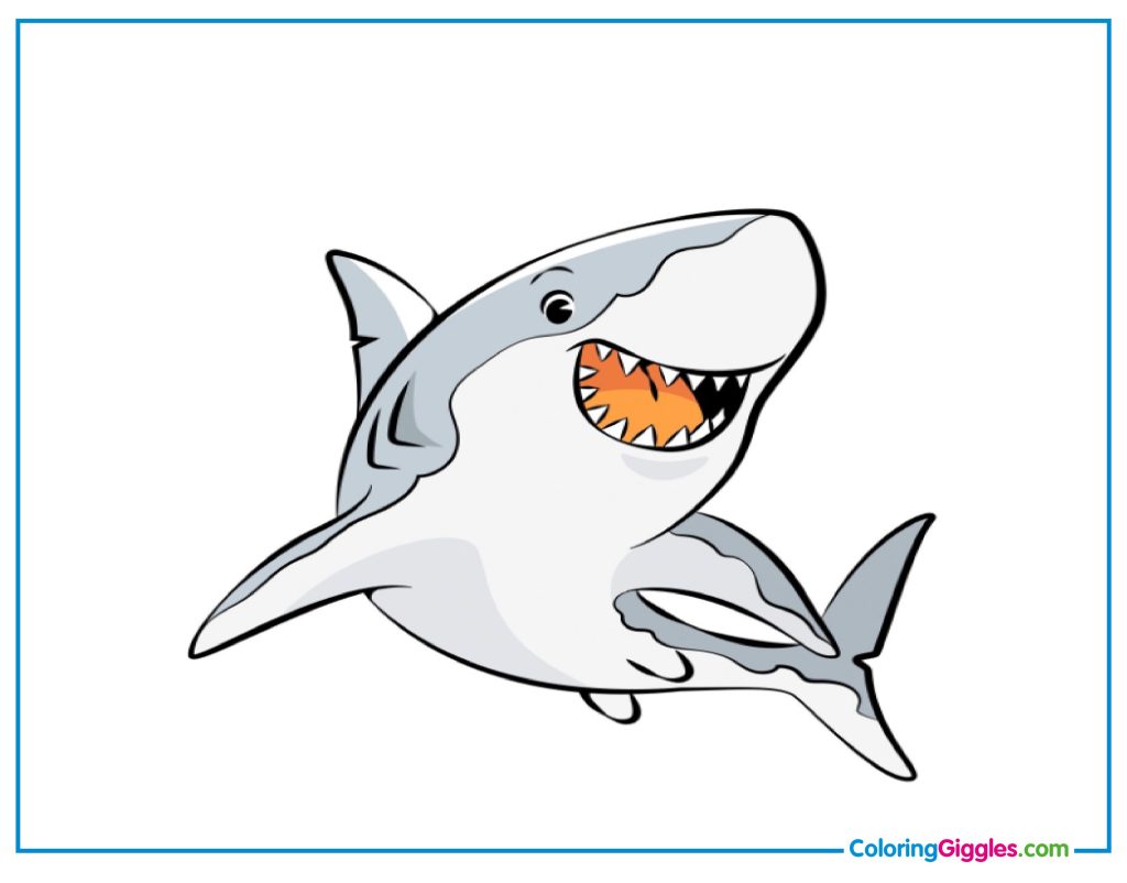 Shark Coloring Page