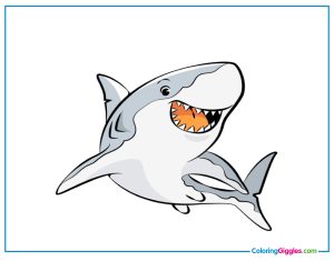 Shark Coloring Page