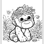 Gorilla Coloring Pages