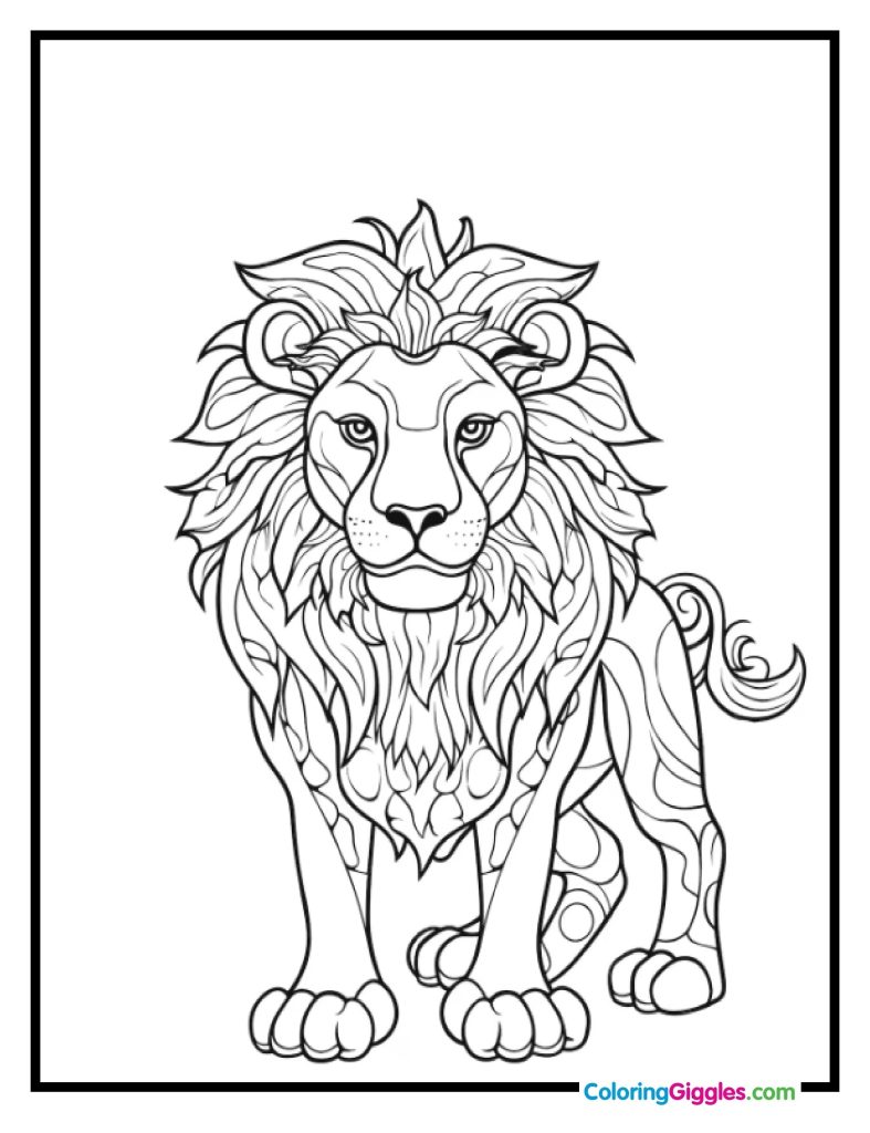 Lion Coloring Pages