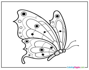 butterfly coloring pages