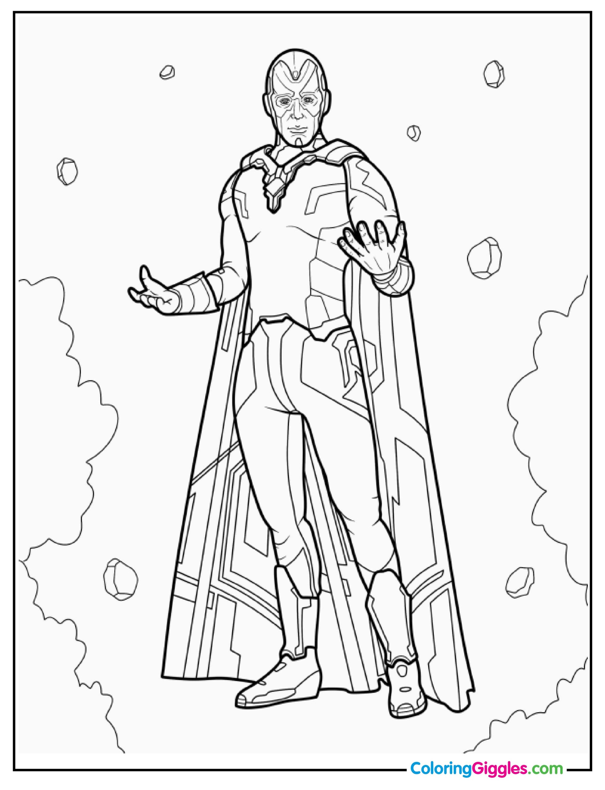 Vision Superhero From Avengers