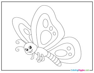 butterfly coloring pages