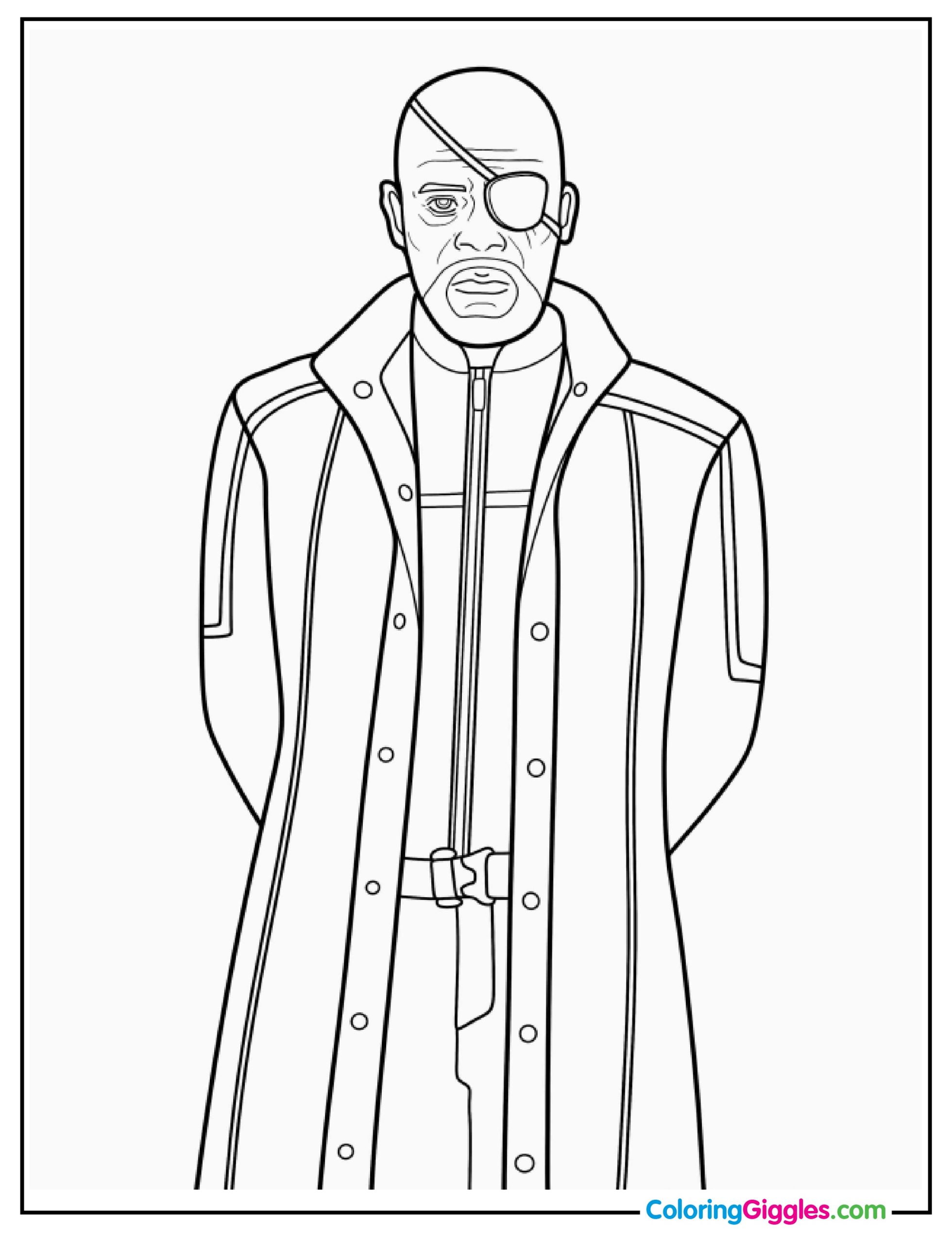 Nick Fury From Avengers To Color