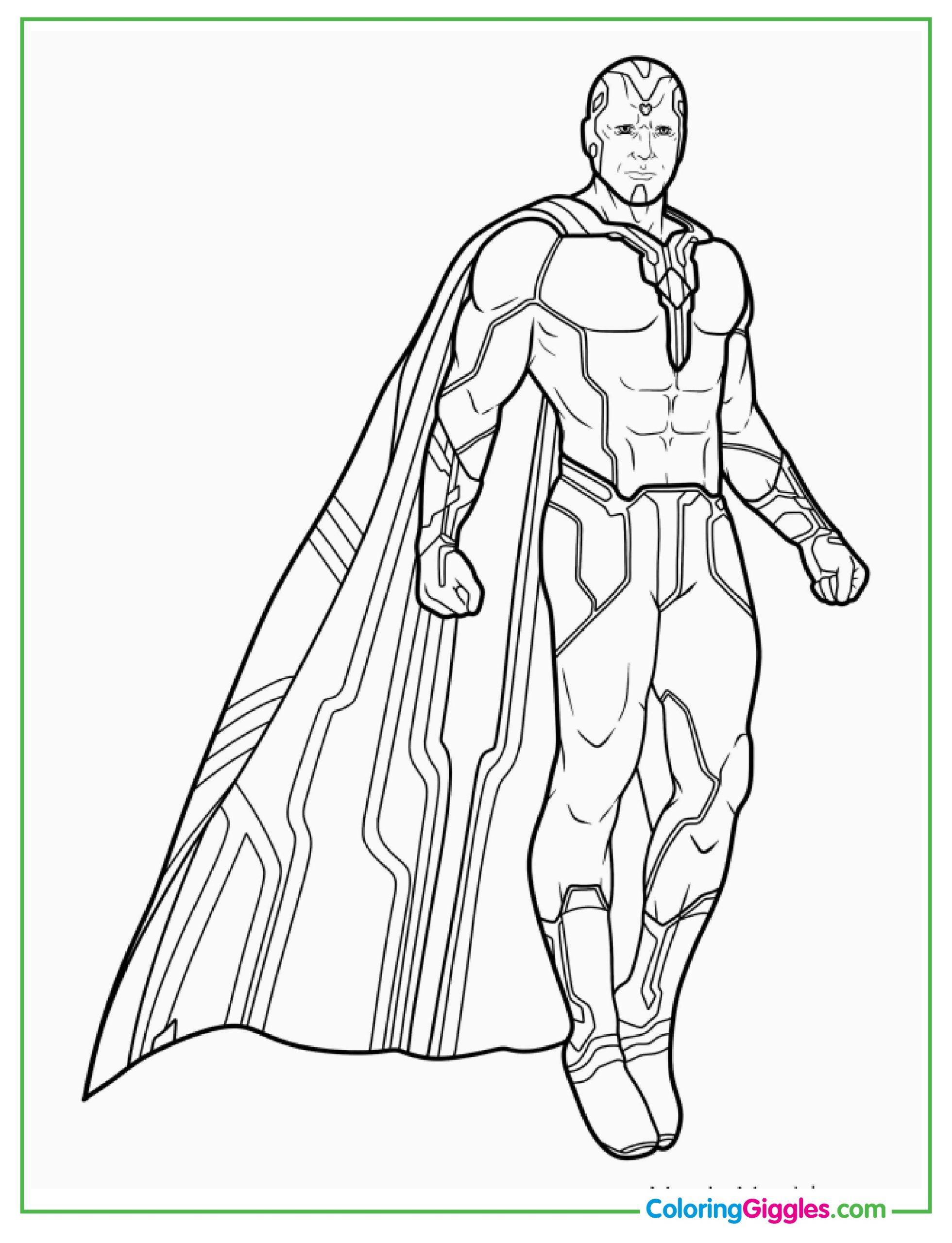Detailed Vision Coloring Sheet