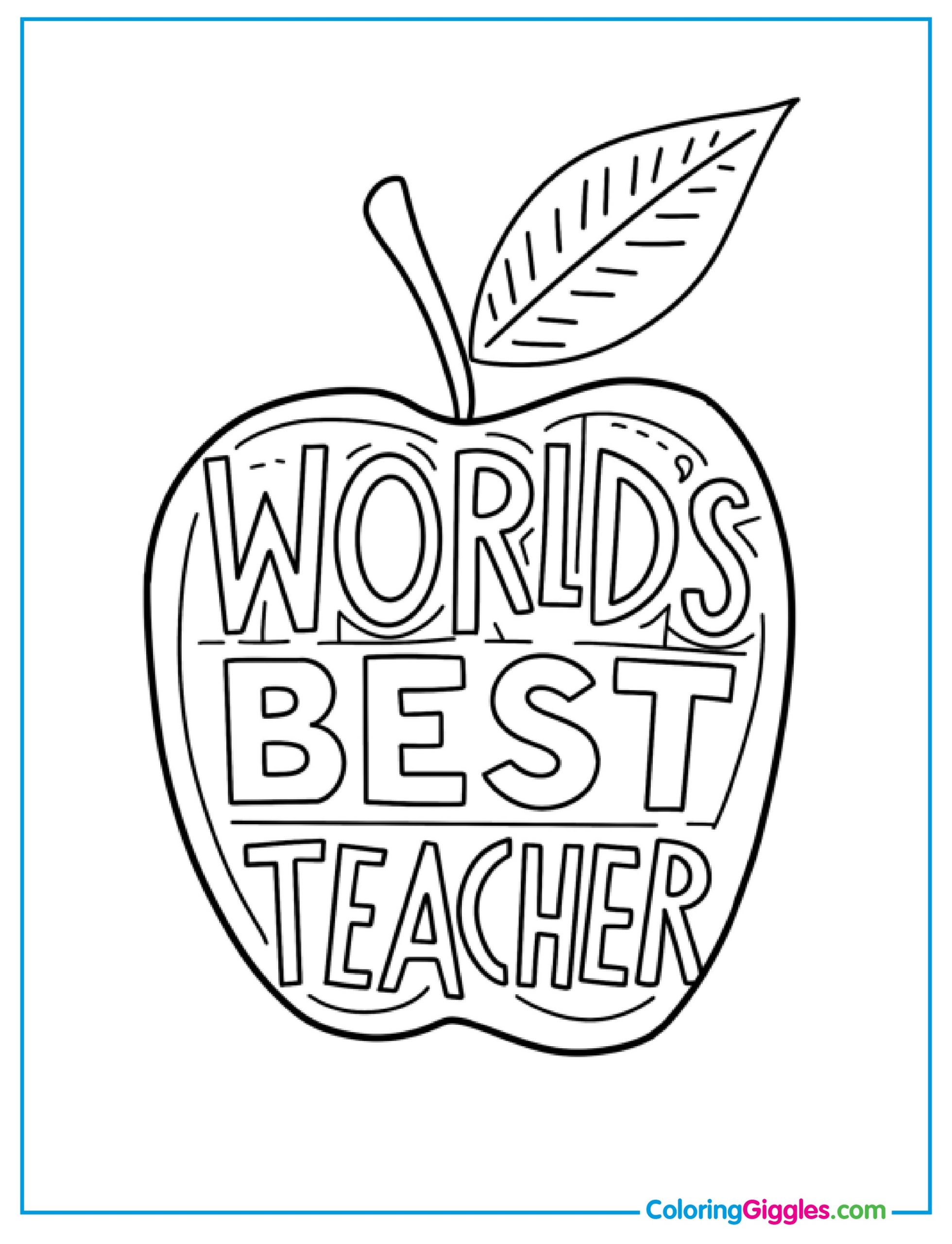 Easy Apple With World’s Best Teacher
