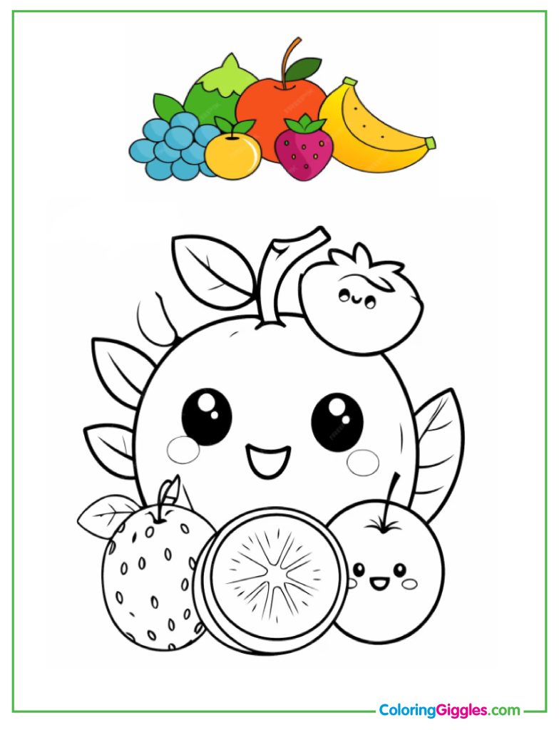 Fruit Coloring Pages