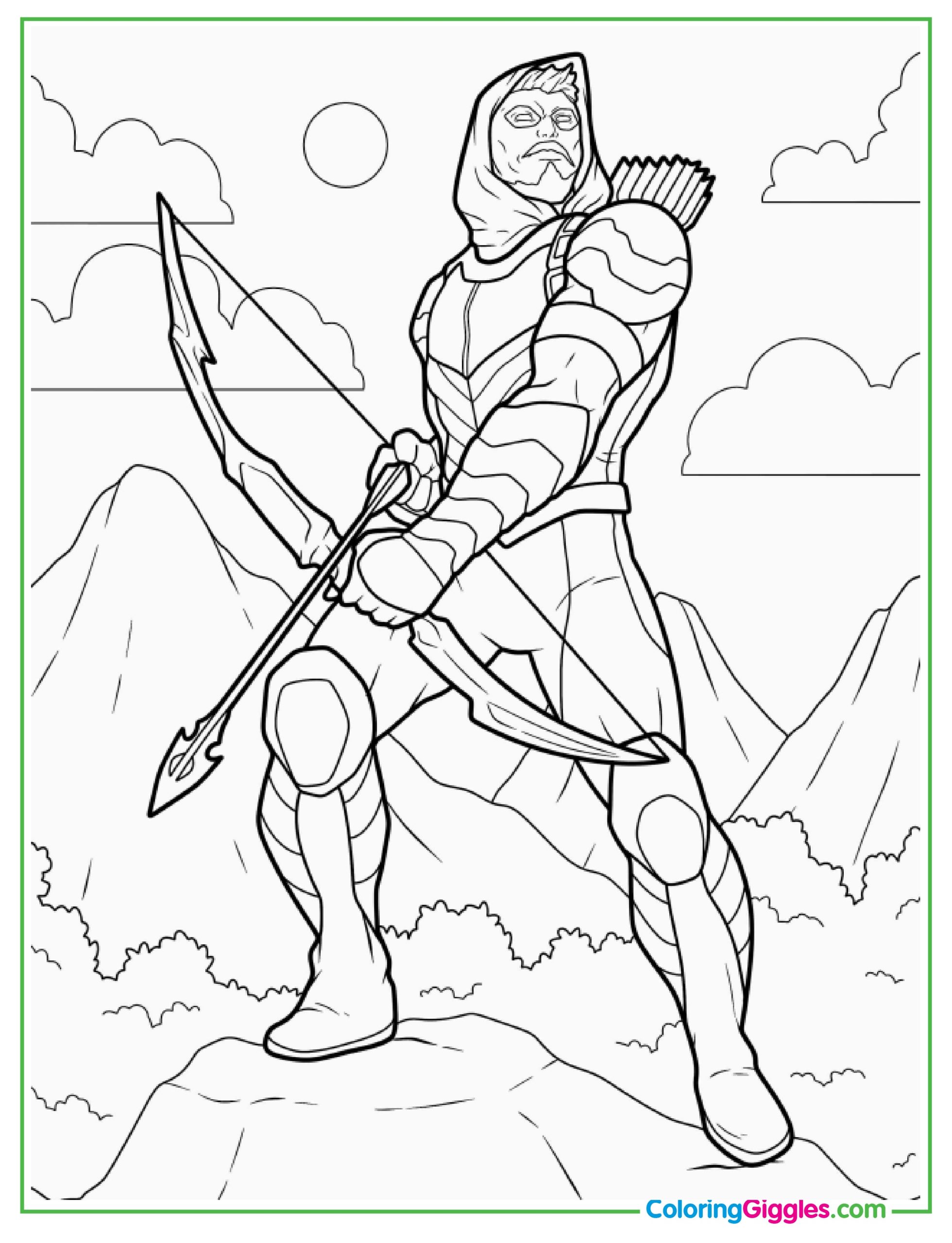 Green Arrow In The Mountains
