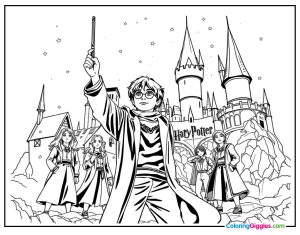 Harry Potter coloring pages