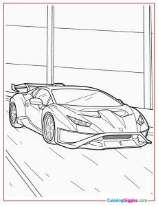 Lamborghini Reventón Coloring Page