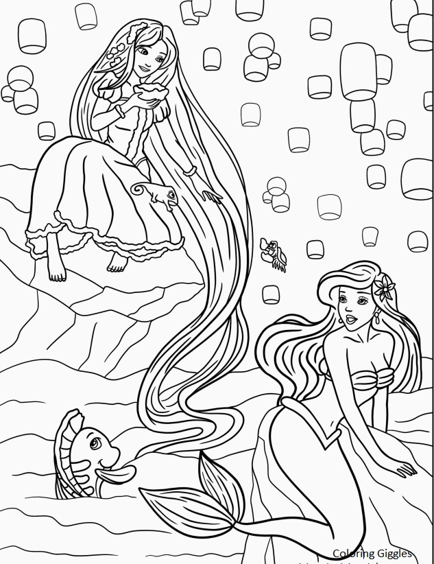 Disney Princess Coloring Pages