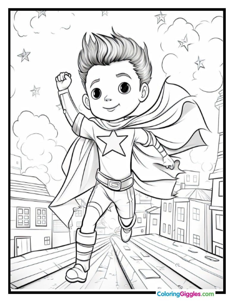 Superman Coloring Pages