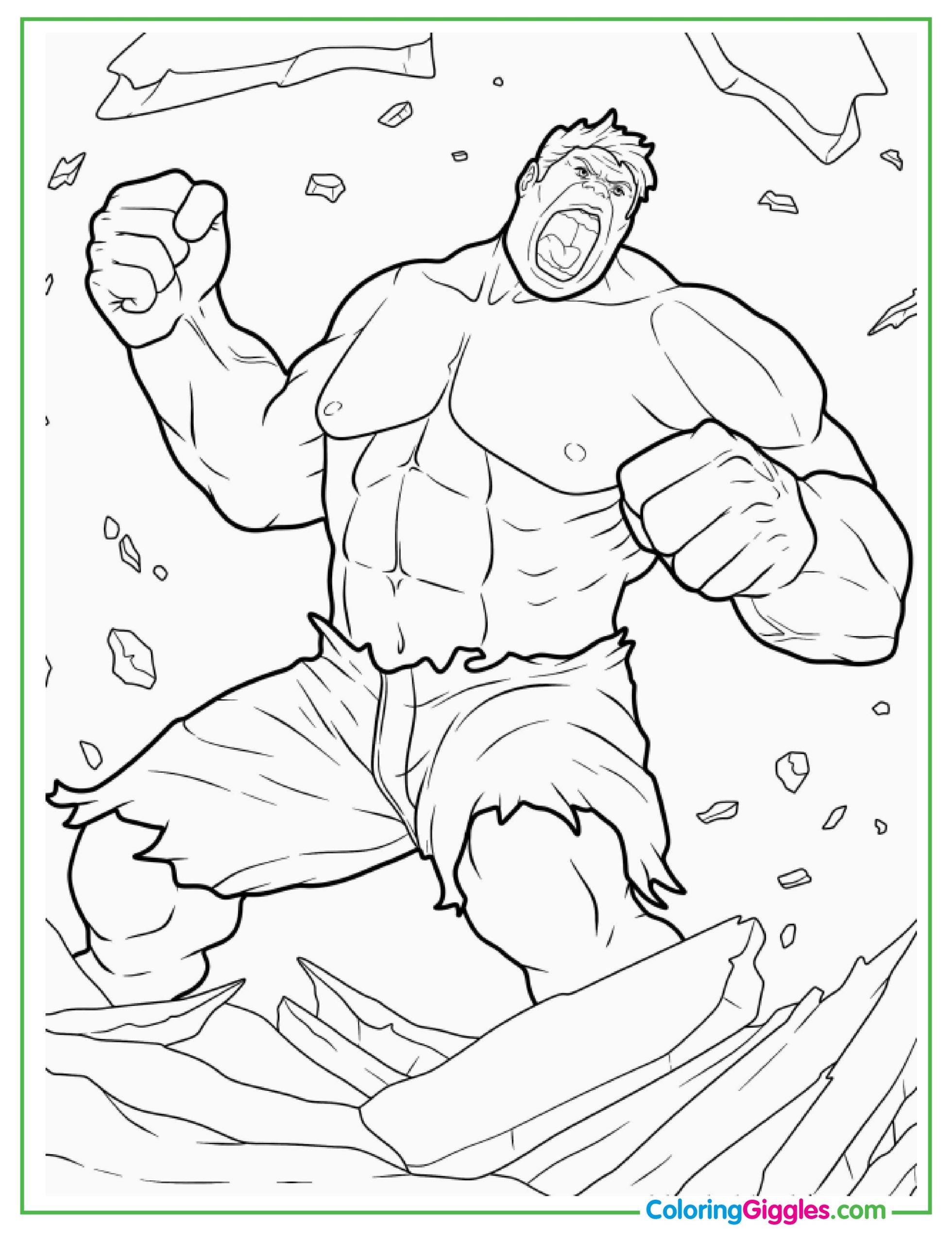 The Hulk Smashing Wall