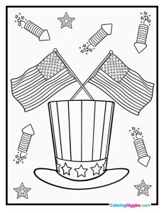 4th of July Coloring Pages