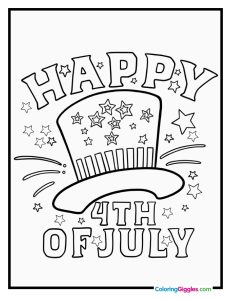 4th of July Coloring Pages