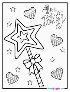 4th of July Coloring Pages