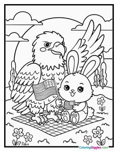 4th of July Coloring Pages